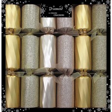 13" Gold Glitter Crackers