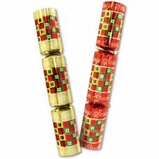 12" Checkerboard Christmas Crackers