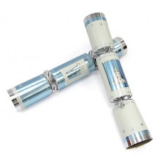 12" White & Blue Christmas Catering Crackers