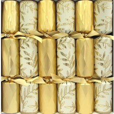 13" Leaf Gold Crackers